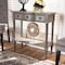 Baxton Studio Noelle French Provincial Gray Finished 1-Drawer Wood Console Table 155-8845 - alternate 5